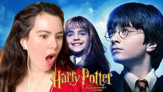 HARRY POTTER AND THE SORCERERS STONE 2001 MOVIE REACTION FIRST TIME WATCHING [upl. by Garrot]