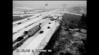 40vehicle pileup caught on camera during Wisconsin snowstorm [upl. by Immanuel]