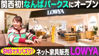 【SNS大バズリ】ネット家具販売LOWYAの実店舗が大阪・なんばパークスに！【ナジャ・グランディーバのチマタのハテナ】 [upl. by Hort283]