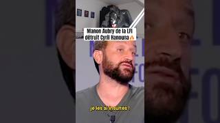 Manon Aubry répond à Cyril Hanouna🔥 cyrilhanouna hanouna tpmp touchepasàmonposte lfi gaucho [upl. by Ttelrahc111]