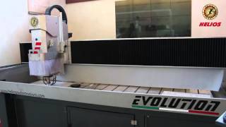 Helios EVOLUTION3axis CNC router [upl. by Airbma759]