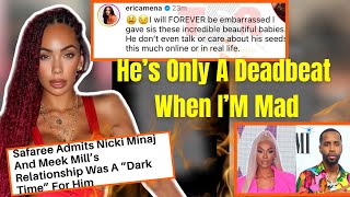 BITTER Erica Mena BLAST Safaree Samuels Says He’s A Deadbeat LHH [upl. by Misa610]