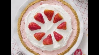 Strawberry Cream Pie Recipe [upl. by Amargo]