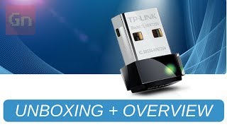 TPLink TLWN725N 150Mbps WirelessN Nano USB Adapter Unboxing amp Overview [upl. by Aihsemat]