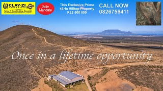 40Ha Exclusive hilltop farm  Smallholding for sale Cape Town  INVESTMENT [upl. by Formenti430]