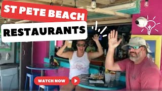 St Pete Beach Florida  Restaurants You Gotta Try [upl. by Dlnaod589]