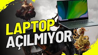 Laptop açılıyor ama ekran gelmiyor siyah ekran sorunu Notebook siyah ekran Laptop şoklama [upl. by Gallager]