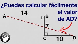 ¿Puedes hallar el valor de AD sin demasido calculo [upl. by Eillas]