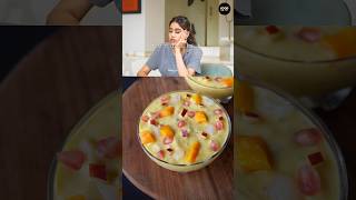 Janhvi Kapoors Favourite Healthy Mouthwatering Fruit Cream Recipe shorts [upl. by Aiza]