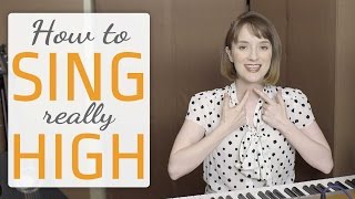 How to sing really high  Voice lesson on how to sing higher [upl. by Eiser803]