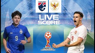 🔴 THAILAND VS INDONESIA  FINAL ASEAN U19 BOYS CHAMPIONSHIP  LIVE SCORE [upl. by Kcirdahc447]