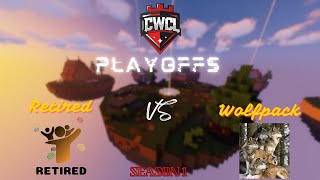 CWCL  Retired vs Wolfpack  S1 Playoffs  Semi Finals [upl. by Publus]