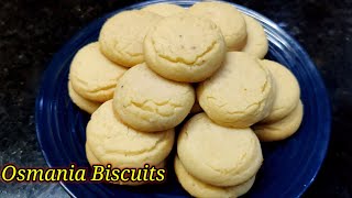 Osmania Biscuits Recipe  Hyderabad special Osmania Biscuit Recipe  Tea time biscuits [upl. by Novi209]