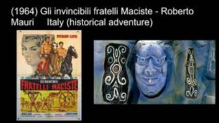 Other Italian historical peplum and adventure movies 1964 Seven Slaves Against Rome [upl. by Landri]