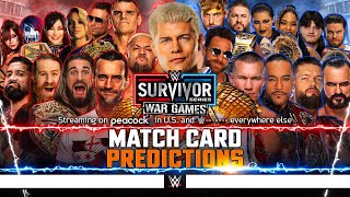 WWE Survivor Series 2023  Card Predictions [upl. by Solana116]