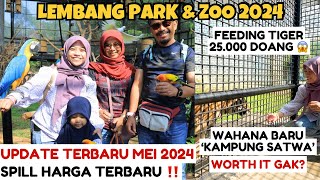 LEMBANG PARK AND ZOO ‼️ TERBARU 2024  WAHANA BARU KAMPUNG SATWA LEMBANG PARK AND ZOO 😍 [upl. by Oinigih]