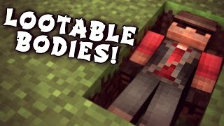 Minecraft Mods  LOOTABLE BODIES MOD Rescue Your Inventory amp Bury Your Corpse  Dead Bodies Mod [upl. by Eneg]