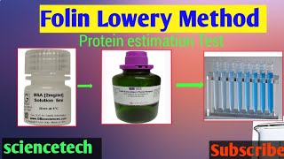 Folin Lowery Method Of Protein Estimation One ShotSciencetech [upl. by Lehplar]