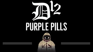 D12 • Purple Pills CC 🎤 Karaoke Instrumental Lyrics [upl. by Gellman]