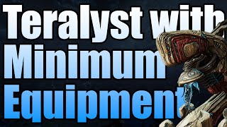 Eidolon Teralyst with Minimum Equipment  Warframe [upl. by Lahey782]