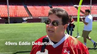 49ers Eddie DeBartolo recalls Candlestick Park memories before the Legends of Candlestick flag f [upl. by Honorine]