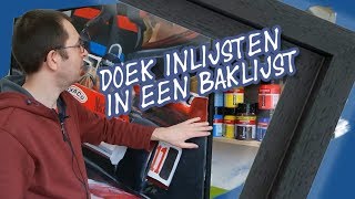 Doek inlijsten in een baklijst [upl. by Fanchie]