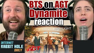 BTS Performs quotDynamitequot on AGT  Americas Got Talent 2020 REACTION  IRH daily [upl. by Mroz]