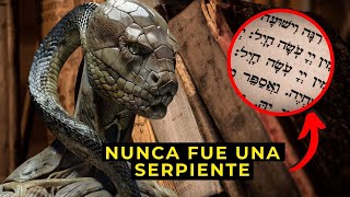 LA SERPIENTE DE GÉNESIS NO ES UNA SERPIENTE TEXTO HEBREO ENCONTRADO REVELA LA VERDAD [upl. by Nemaj307]