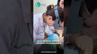 Milia Removal Done by Certified Professionals [upl. by Bing]