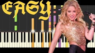 Shakira  Moscas En La Casa  Piano Tutorial by MDVEVO [upl. by Ioj]