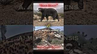 Andrewsarchus VS Arctotherium amp Smilodon VS Daeodon edit prehistoricanimals 1v1 [upl. by Fagin]