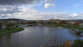 View of Krakow Vistula river [upl. by Tomlinson]