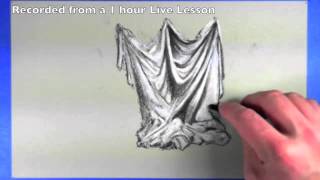 Drawing Drapery  How to Draw Cloth [upl. by Bourque324]