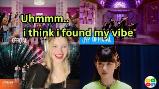 Reacting to KPOP girl groups for THE FIRST TIME Twice New Jeans Itzy IVE pt2 [upl. by Bonni]