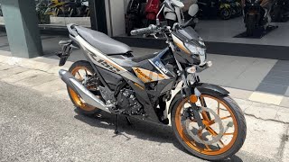 Suzuki Raider R150 2024  Metallic Matte Fibroin Grey Walkaround [upl. by Eceinart]