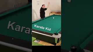 Pool Karate Kid 💪 prank funny pool billiards karate shorts [upl. by Emanuel]