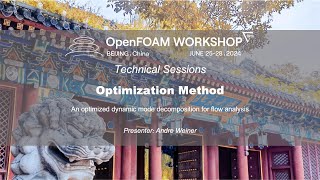 OFW19 An optimized dynamic mode decomposition for flow analysis [upl. by Mencher]