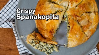 Authentic Greek Spanakopita Recipe A Flaky Spinach Delight [upl. by Stauder]