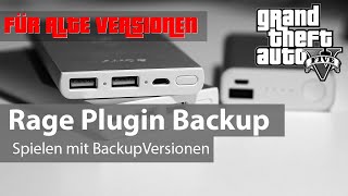 GTA5  Rage Plugin Hook Backup Funktion nutzen 2017 [upl. by Yacov9]