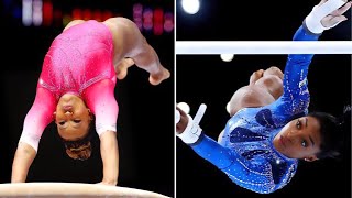 Rebecca Andrade and Simone Biles Take on the Most Dangerous Moves [upl. by Irafat]