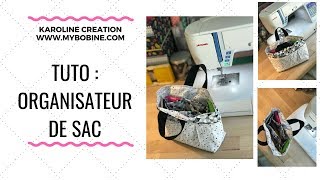 Tuto couture  organisateur de sac [upl. by Eessac]