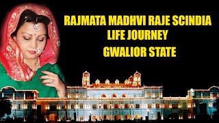 madhvi raje scindia  Jyotiraditya scindia mother  Life Journey old Images Video [upl. by Akire103]