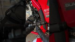 Full Oil Change video on my channel dirtbike motocross oil shorts [upl. by Shelbi]