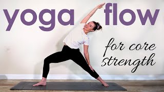 Yoga Flow for Core Strength with Nikka Nadia [upl. by Boycey]