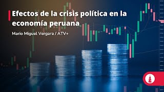 Efectos de la crisis política en la economía peruana [upl. by Joon]