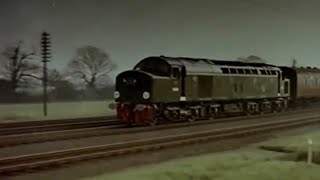 Vintage railway film  British Locomotives  1959 [upl. by Adnolat]