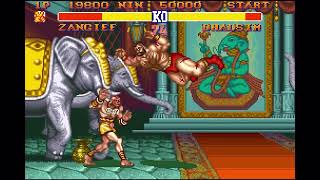 Zangief vs Dhalsim  Street Fighter 2 SNES [upl. by Juxon116]