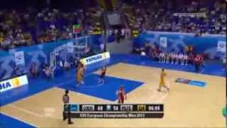 Sviatoslav Mykhailiuk highlights  2013 FIBA U16 European All Tournament Team [upl. by Egamlat290]