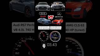 🇩🇪 Audi RS performance vs 🇩🇪AMG CLS 63 [upl. by Enyala272]