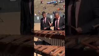 Vamudhara impromptu jam session with ZRP Marimba band at National Heroes Acree [upl. by Vivianne]